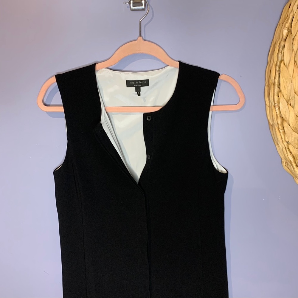 Rag & Bone Silk Sleeveless Shirt Dress 2 - Picture 2 of 10